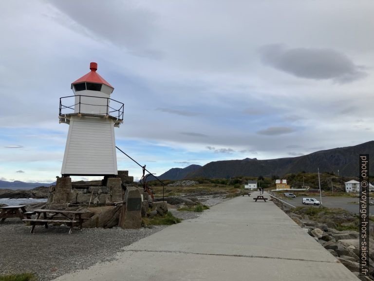Le port Laukvik sur la côte nord de Austvågøya