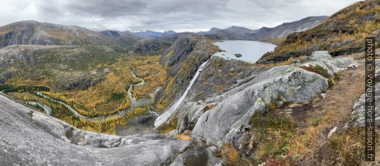 Randonnée à la cascade Litlverivassforsen