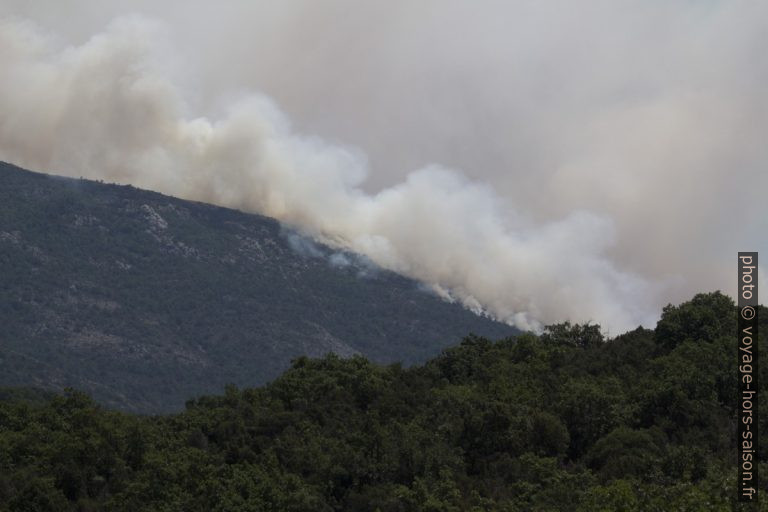 Route folle par le Col de la Mort de l&rsquo;Homme et le feu de Canjuers du 20 juin 2022