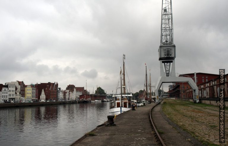 Les anciens docks de Lübeck sur Wallhalbinsel