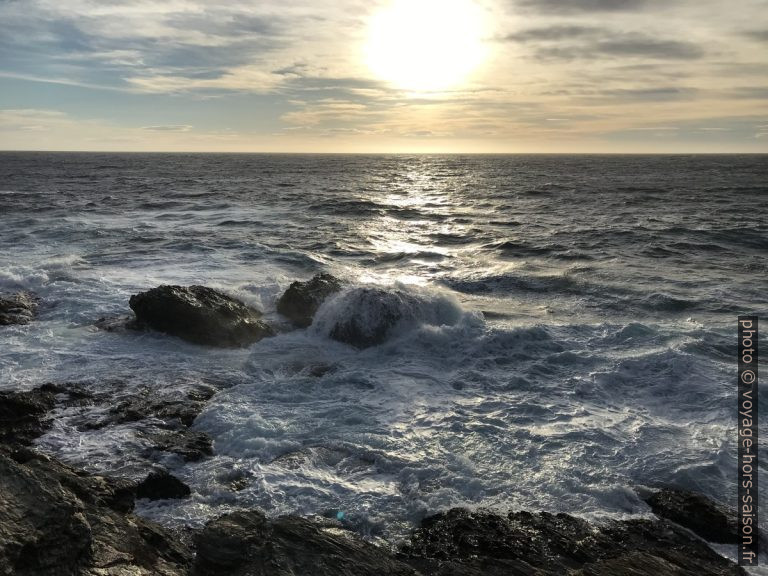 Coucher de soleil hivernal aux Îles de Gaou