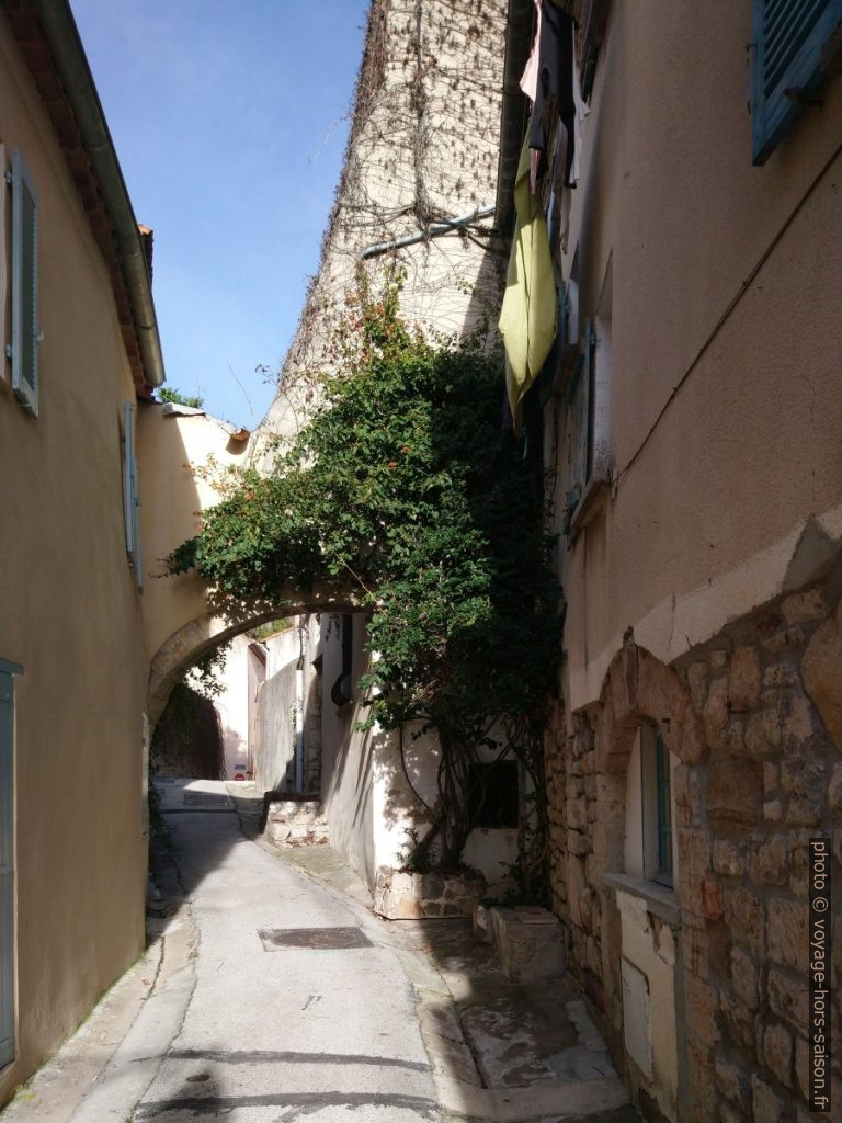 La vieille ville d&rsquo;Hyères et le château