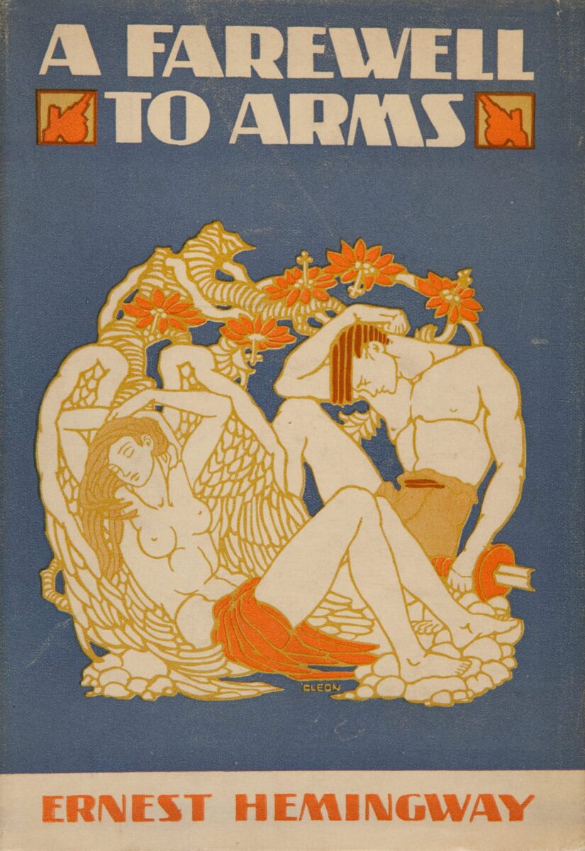 Couverture du livre d'origine A farewell to arrms en 1929