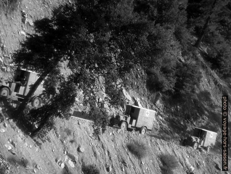 Ambulances anglaises sur le front des Alpes en 1918