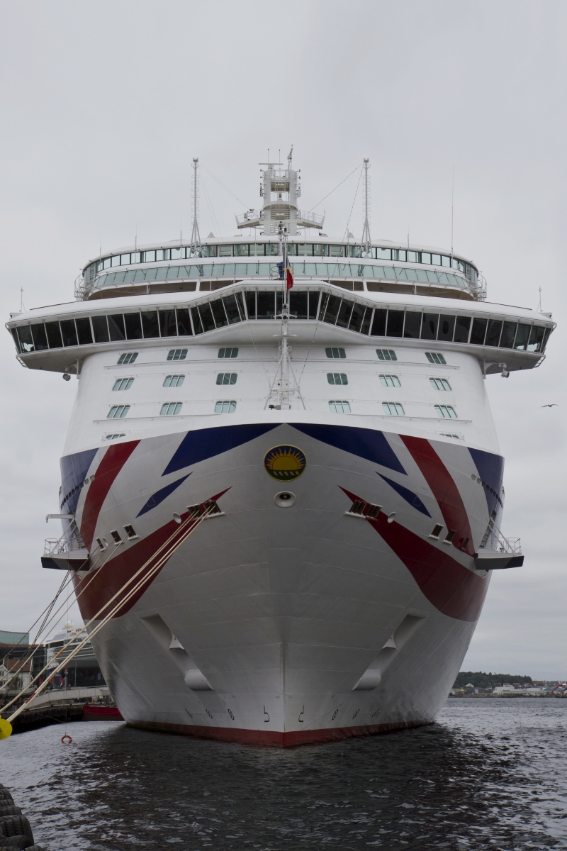 Le paquebot P&O Cruises Britannia à Stavanger