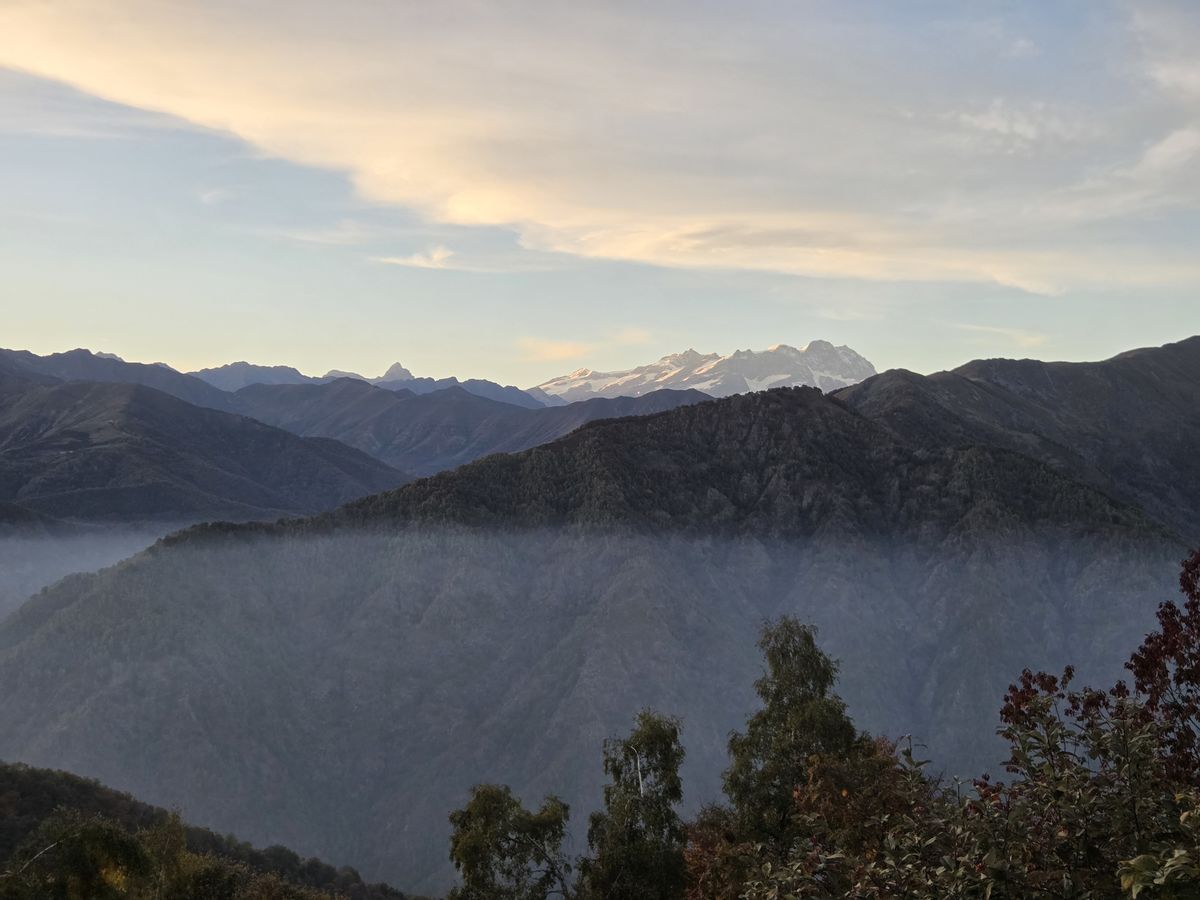 En route du Tyrol vers  les Alpes de Biella en automne